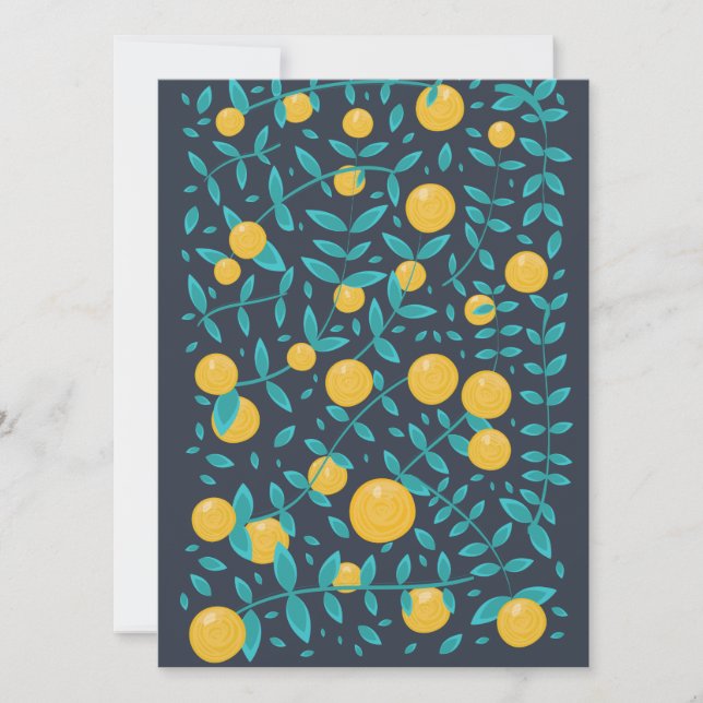 Naranja Vintage Fruta (Anverso)