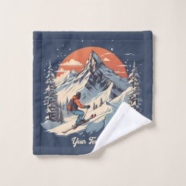 Naranja Vintage Mountain Pine Skip Sunset