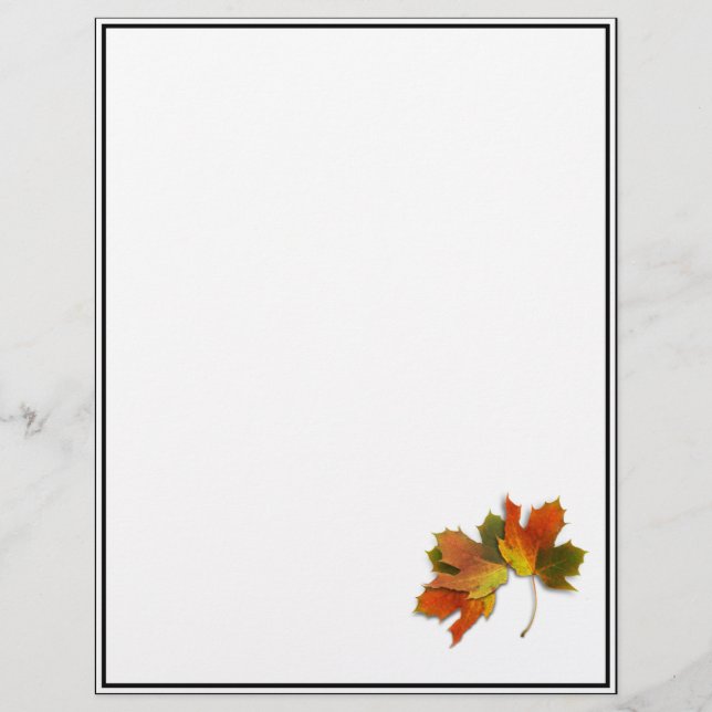 Naranja Y Hojas De Otoño De Oro (Anverso)