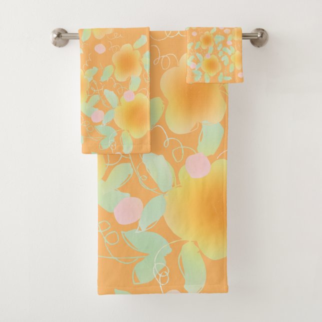 Naranja y Mint Green (In situ)