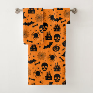Naranja y negro del modelo de Halloween