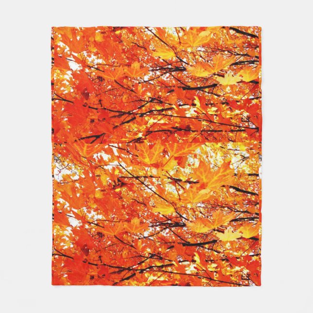 Naranja y Oro otoño deja la manta de la flota (Anverso)