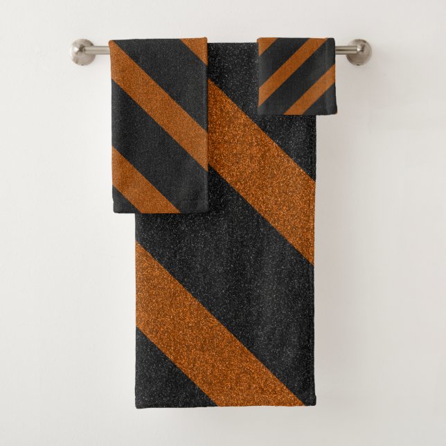 Naranja y Purpurina de franjas negras (In situ)