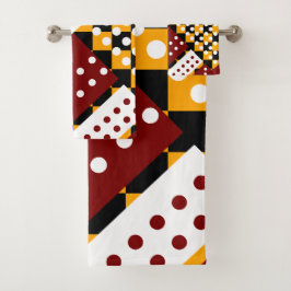 Naranja y rojo oscuro