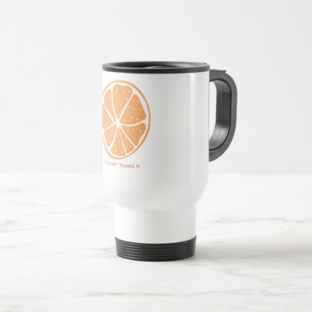 naranja yummy de la taza de viaje (Anverso derecho)