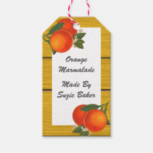 Naranjas catadióptricos etiqueta de Personalizado 