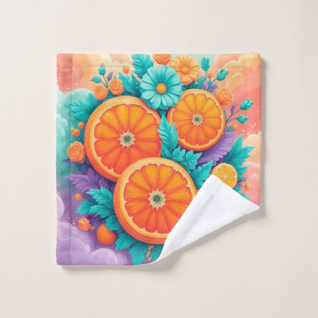 Naranjas coloridos (Toallita)