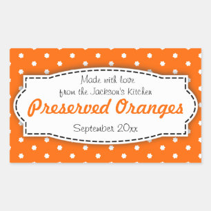 Naranjas conservados atascan a pegatina de etiquet