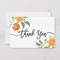 Naranjas cuties gracias tarjeta