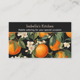 Naranjas españoles modernos tarjeta de presentació