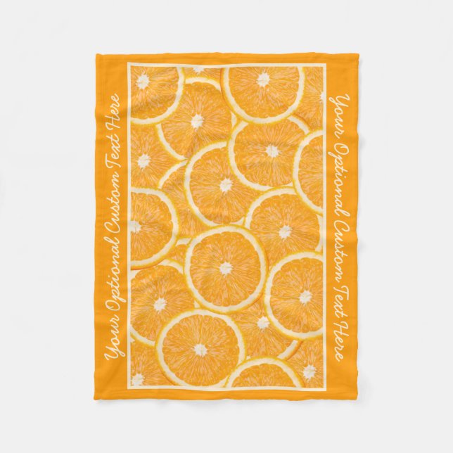 Naranjas mantas de personalizado (Anverso)