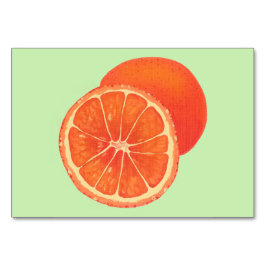 Naranjas naranjas Fruit Leer tarjetas flash Adulto