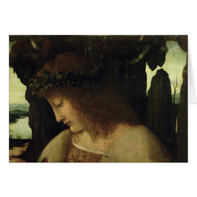 Narciso en la fuente (Anverso (Horizontal))