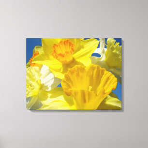 Narcisos de primavera Flores Impresiones en lienzo