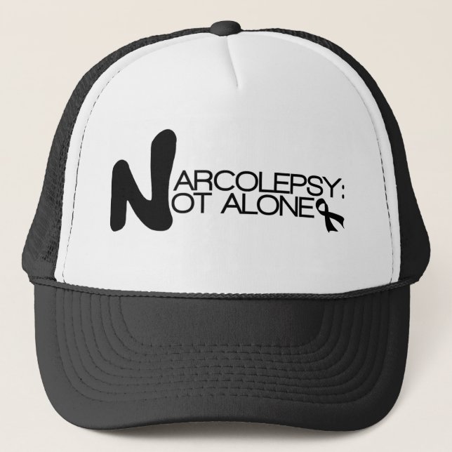 NARCOLEPSY: NO gorra del camionero de ALONE™ (Anverso)