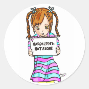 NARCOLEPSY: NO pegatinas de la diversión de ALONE