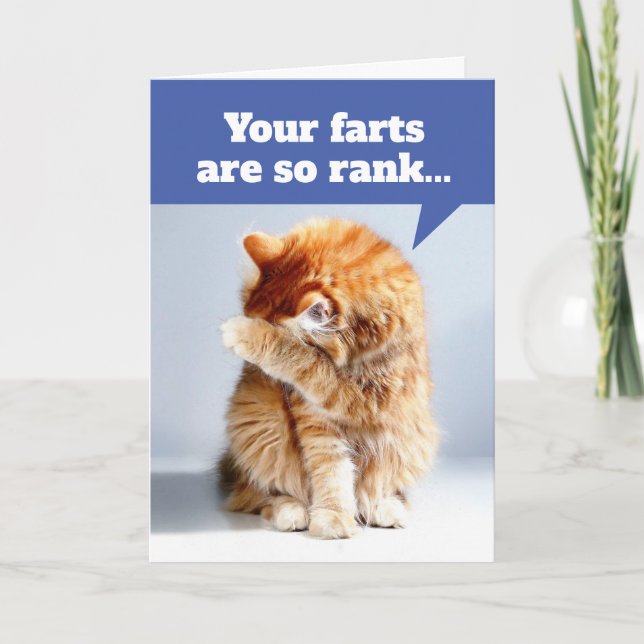 Nariz De Gato Debido A La Tarjeta De Cumpleaños De (Anverso)