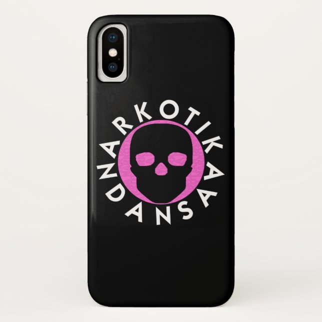 NARKOTIKA LIV funda de goma de burbujas iPhone X n (Reverso)
