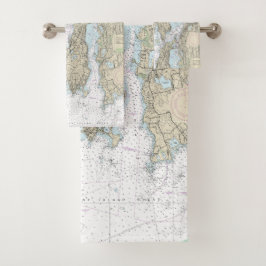 Narragansett Bay Nautical Chart 13221