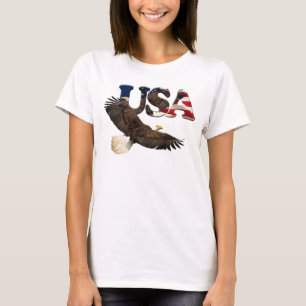 Narrativa estadounidense y EAGLE Camisa de Damas a