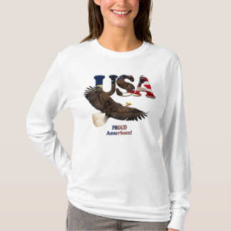 Narrativa estadounidense y EAGLE Camisa de Damas a