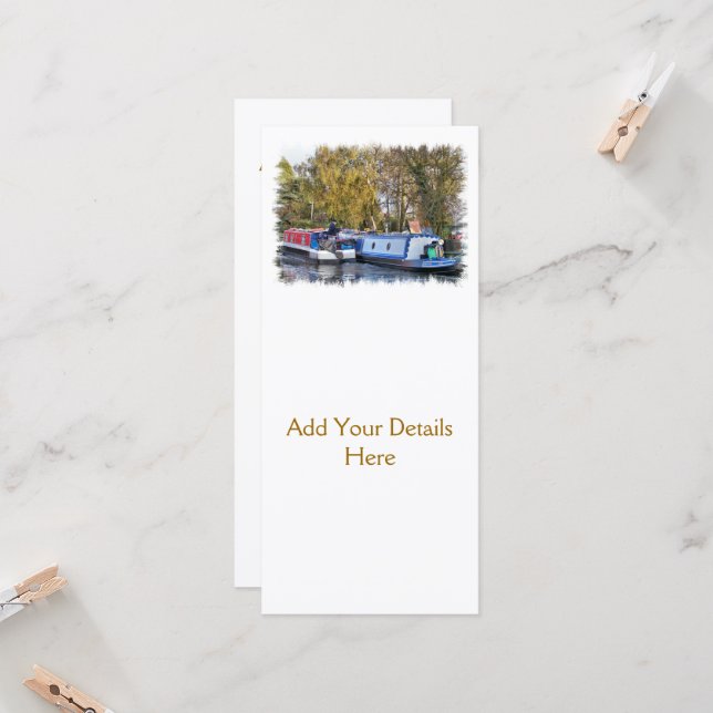 NARROWBOATS RACK CARDS (Anverso/Reverso In Situ)