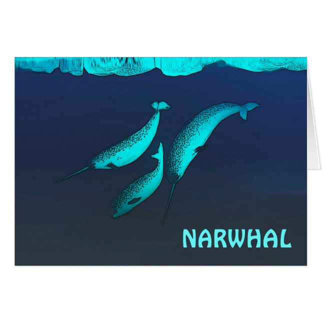 Narwhal Bajo El Hielo (Anverso (Horizontal))