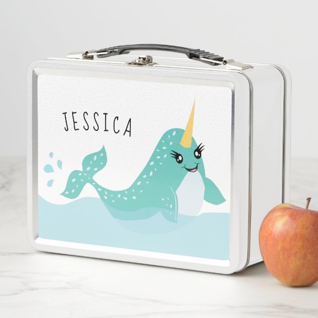 Narwhal con Personalizado de Eyelashes (In situ)