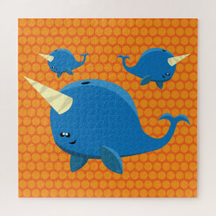 Narwhal flotante - rompecabezas