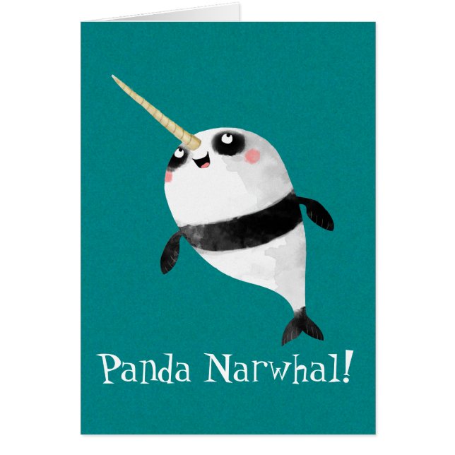 Narwhal y panda en uno (Frente)