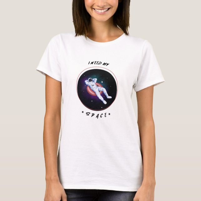 Nasa, necesito mi camiseta espacial (Anverso)