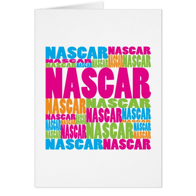 NASCAR colorido (Frente)