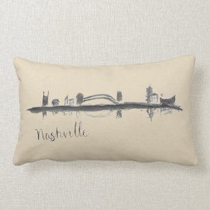 Nashville bosquejó el Cojín decorativo del