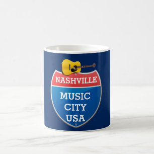 Nashville - Ciudad de la música - taza de café