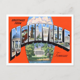 Nashville, postal de las grandes letras de la cose