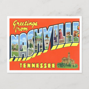 Nashville, postal de las grandes letras de la cose