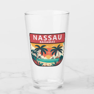 Nassau Bahamas retro emblem