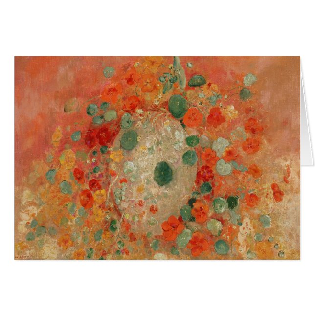Nasturtios de Odilon Redon (Anverso (Horizontal))