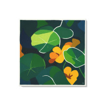 Nasturtiums - Impresión de lonas grandes