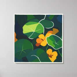 Nasturtiums - Impresión de lonas grandes