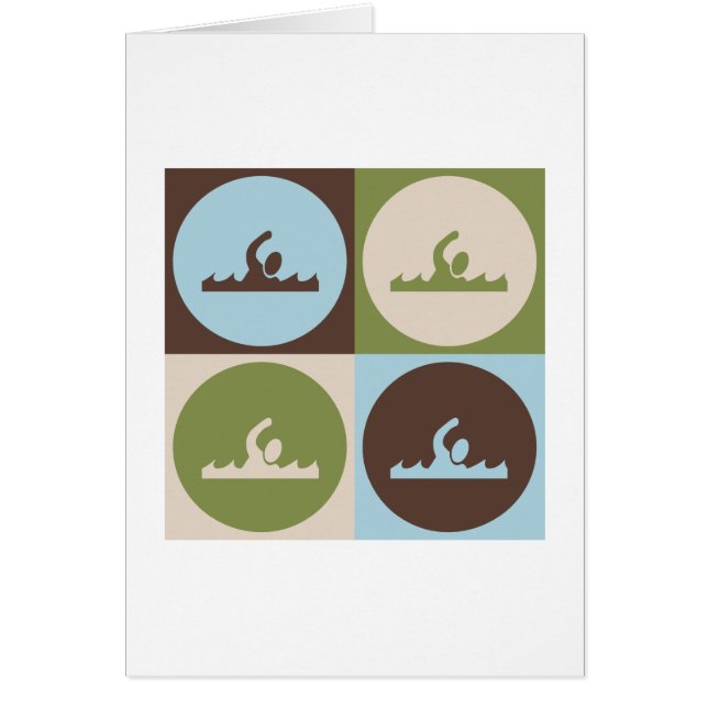 Natación del arte pop (Frente)