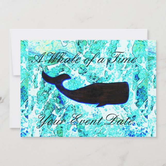 natación submarina de ballenas (Anverso)