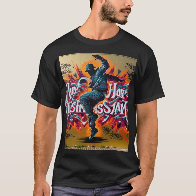 natal hiphop Camiseta (Anverso)