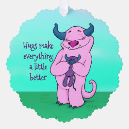 Natalie, tarjeta de ornamento de papel