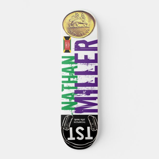 NATHAN E MILLER Skateboard (Anverso)