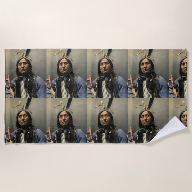 NATIVAS AMERICANAS CHIEF Toallas de playa (Anverso)