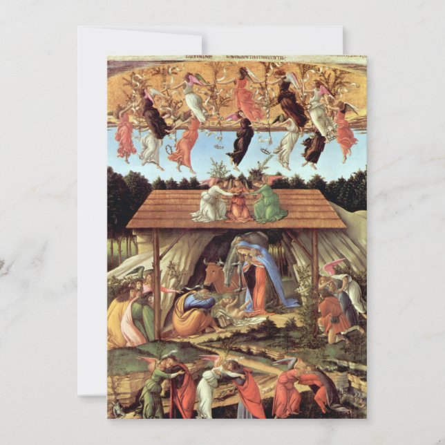 Natividad de Cristo por Botticelli (Anverso)