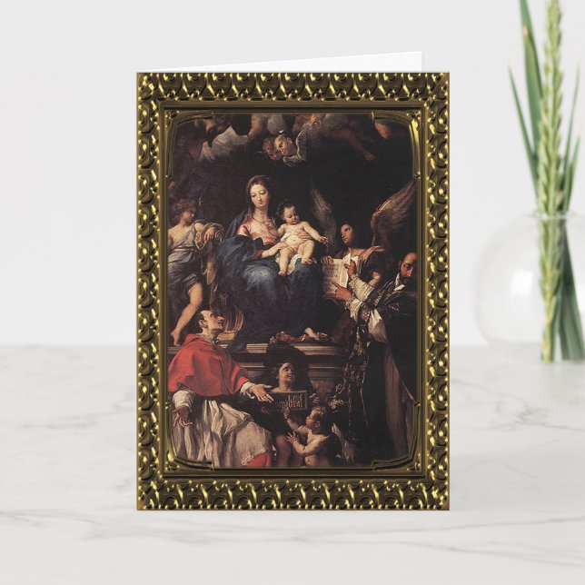 Natividad de los navidades - Tarjeta Bella Artes d (Anverso)