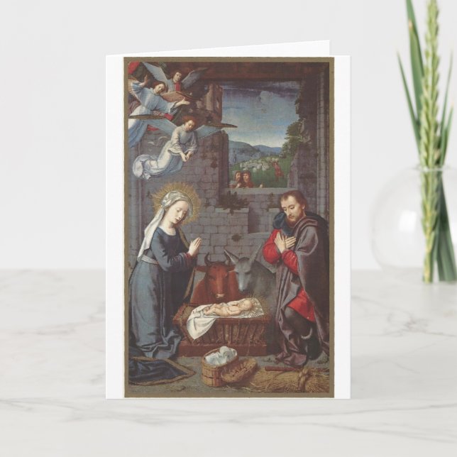 Natividad de Navidad Vintage (Anverso)