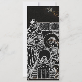 natividad de plata blanca negra